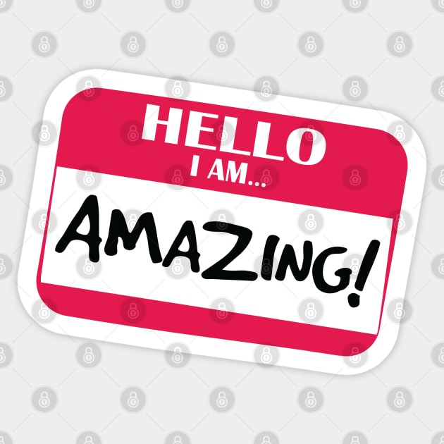 Name Tag Sticker by portraiteam